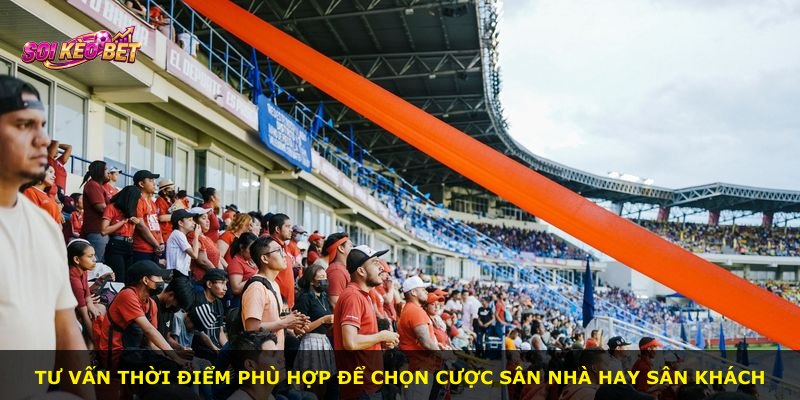 Tư vấn thời điểm phù hợp để chọn cược sân nhà hay sân khách