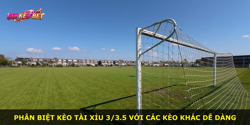 Phân biệt kèo Tài Xỉu 3/3.5 với các kèo khác dễ dàng