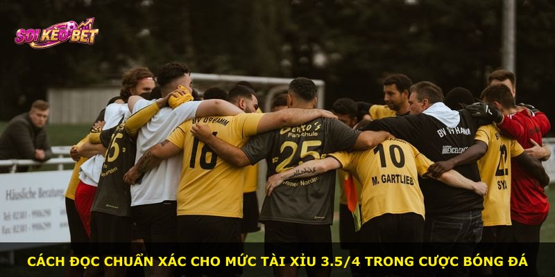 Cách đọc chuẩn xác cho mức Tài Xỉu 3.5/4 trong cược bóng đá