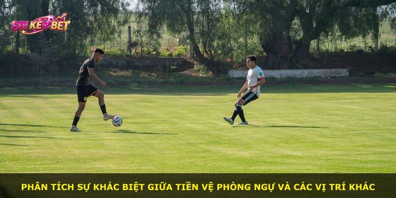 Phân tích sự khác biệt giữa tiền vệ phòng ngự và các vị trí khác